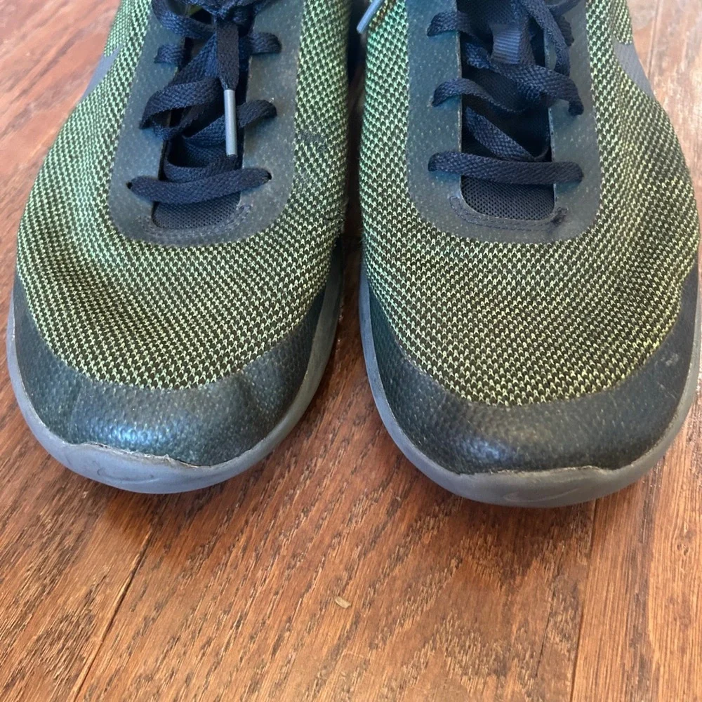 Nike Flex Experience RN 7 Running Shoes Mens Olive Black Volt 908985-005 Size 12